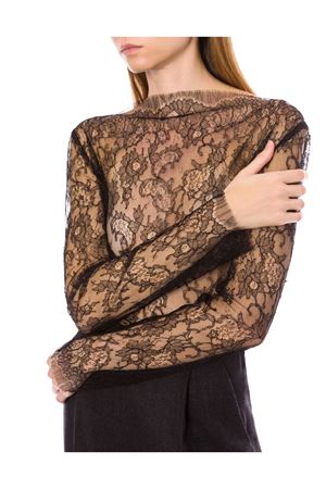 Top in pizzo trasparente ALBERTA FERRETTI | A021866200555